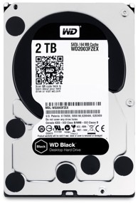 WESTERN DIGITAL Tvrdi disk Black, 3.5", 2 TB, SATA III, 64 MB cache, 7200 okr./min